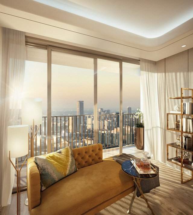 Căn hộ 3 phòng ngủ với diện tích lớn có thể dễ dàng cải tạo không gian cho những công năng mới