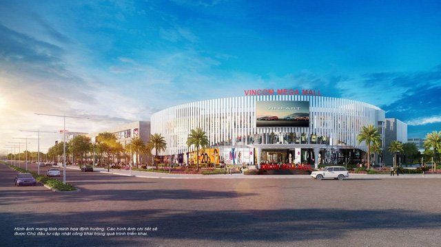 Vincom Mega Mall mang đến một không gian mua sắm thoải mái, hiện đại và đẳng cấp, phục vụ bởi hơn 140 gian hàng, trên tổng diện tích sàn lên đến 68,000m2.
