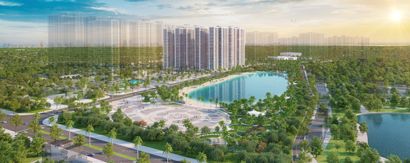 Imperia Smart City sở hữu vị trí đắc địa trong đại đô thị nằm sát công viên và hồ trung tâm