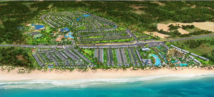 Happy Beach Villas là hợp phần của phân kỳ The Tropicana, tổ hợp du lịch nghỉ dưỡng giải trí NovaWorld Ho Tram.