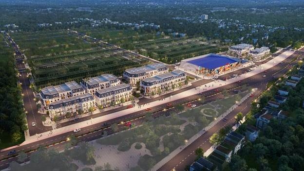 Quy hoạch tổng thể khu trung tâm thương mại Vincom Uông Bí.