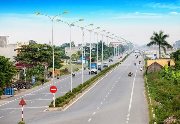 Đại lộ Võ Nguyên Giáp kết nối Quốc lộ 10 đi Hải Phòng - Quảng Ninh.