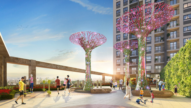 Không gian sống xanh, hệ sinh thái tiện ích "All- in- one" chuẩn Singapore tại Tecco Elite City.