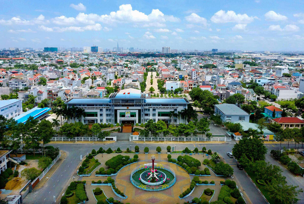 Một góc thành phố Thuận An, Bình Dương. Ảnh: Quốc Chiến.