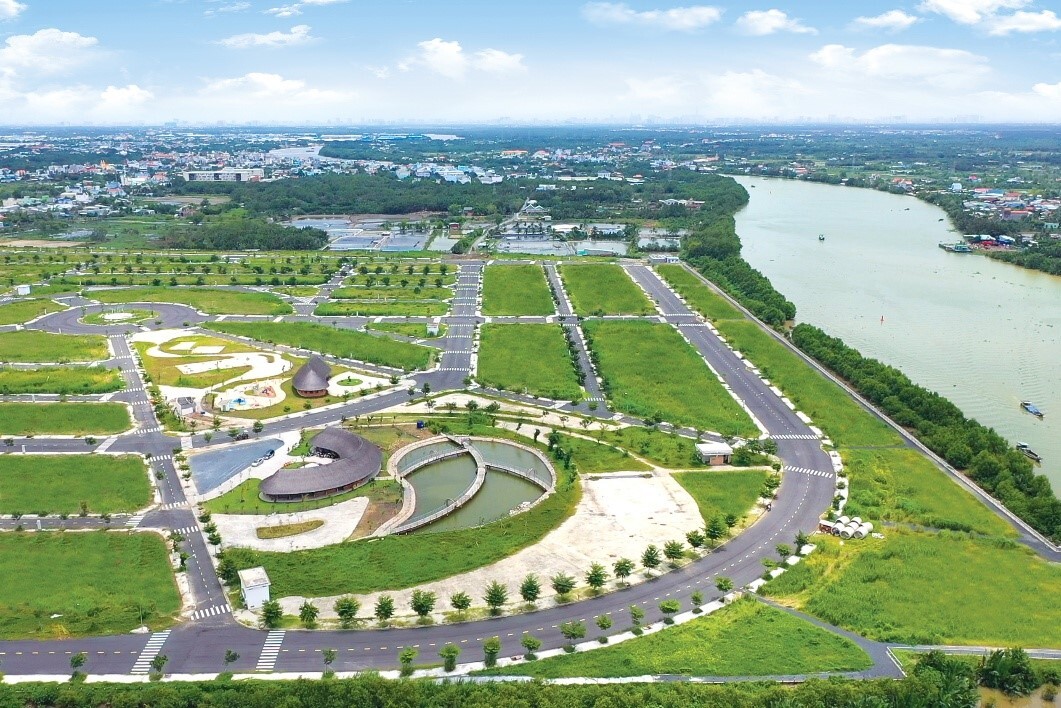 Dự án Saigon Riverpark đã hoàn thiện các phân khu chức năng. Ảnh: Dũng Trần.