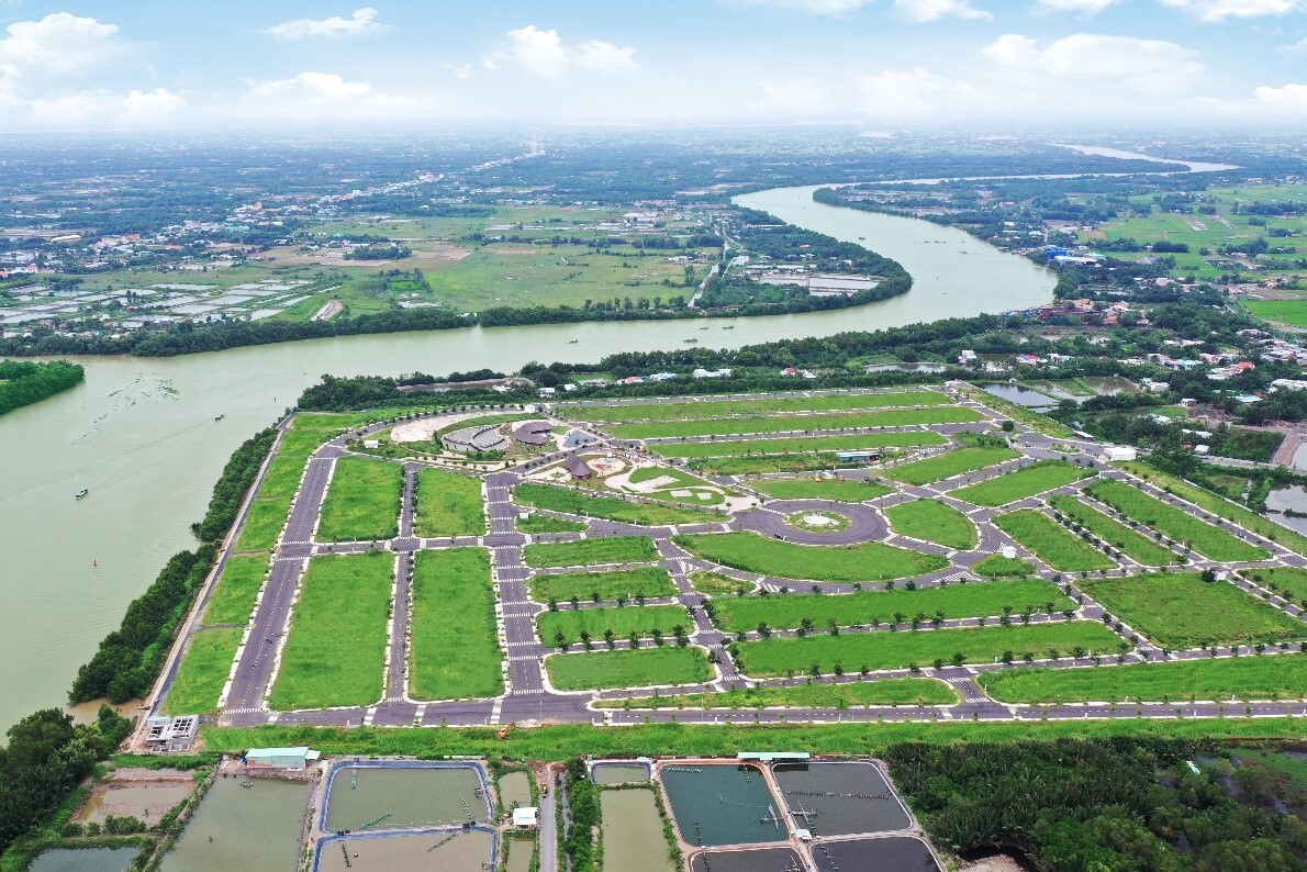 Dự án Saigon Riverpark có vị thế nằm sát sông. Ảnh: Dũng Trần.