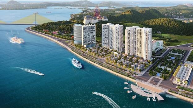 Phối cảnh dự án căn hộ nghỉ dưỡng Best Western Premier Sapphire Ha Long dự kiến vận hành khai thác từ đầu năm 2021