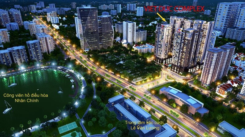 Giá căn hộ Việt Đức Complex giao động từ 29 – 33 triệu