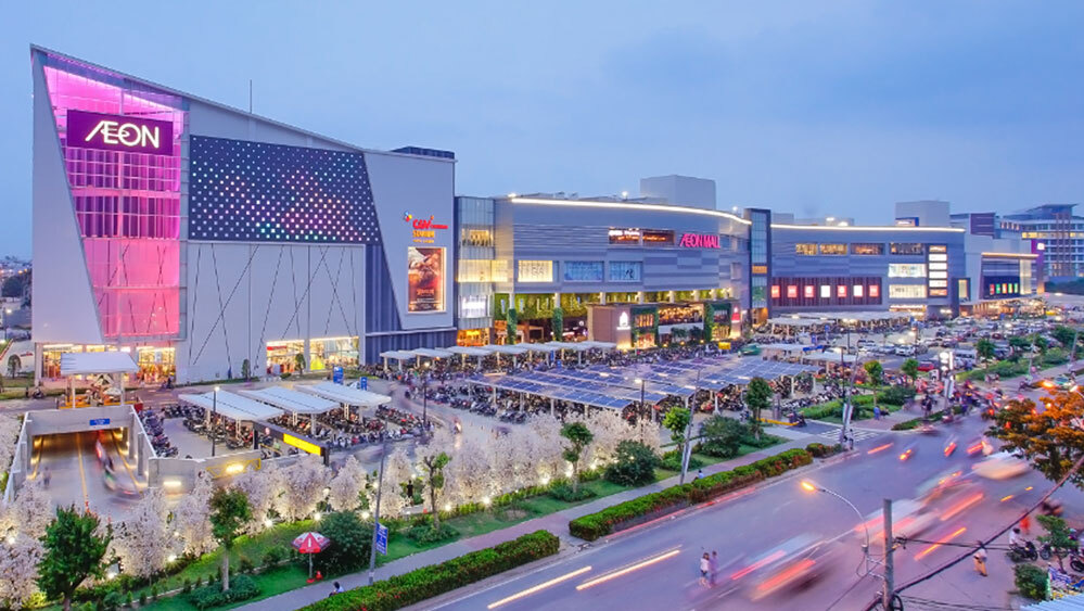 Siêu thị Aeon Mall tại Thuận An, Bình Dương.
