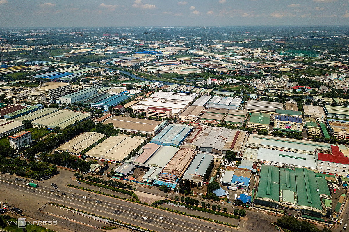 Khu công nghiệp Tân Tạo (quận Bình Tân, TP HCM) hồi tháng 7/2020. Ảnh: Quỳnh Trần.
