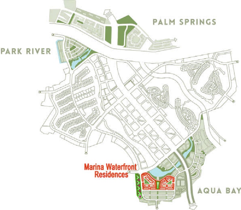 Shophouse Marina ARC là trung tâm kết nối 03 cộng đồng cư dân: Aqua Bay, West Bay và Thủy Nguyên