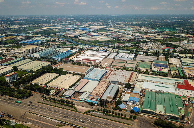 Khu công nghiệp Tân Tạo (quận Bình Tân, TP HCM) hồi tháng 7/2020. Ảnh:Quỳnh Trần.