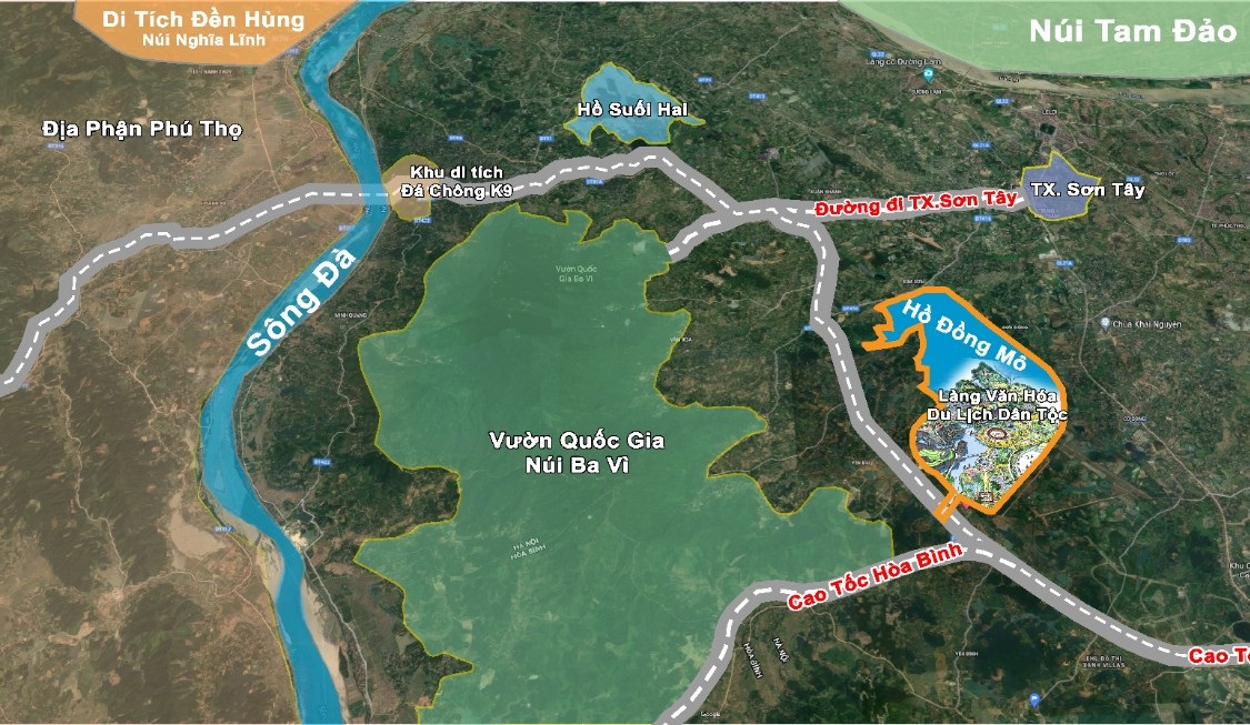 Đất nền phân lô dự án Đồng Doi - Yên Bài - Ba Vì