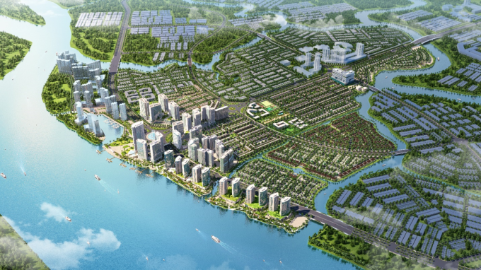 Izumi City tọa lạc ngay giao lộ Nam Cao và Hương lộ 2, đồng thời được bao quanh bởi sông Đồng Nai và sông Bến Gỗ.