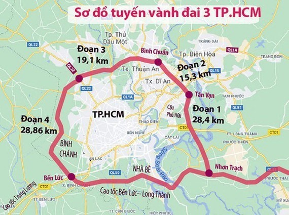 Chính phủ quyết định khởi công xây dựng đường vành đai 3 tại TP.HCM vào ngày 30/6/2023 - Ảnh 1.