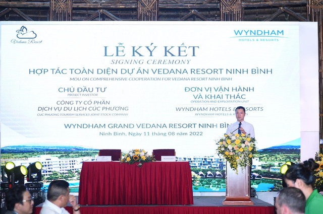 Lễ ký kết hợp tác toàn diện dự án Vedana Resort Ninh Bình - Ảnh 1.