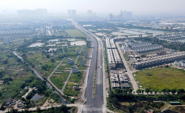 Đường vành đai 3,5 ở Hà Nội với tổng vốn đầu tư hơn 1.000 tỷ đồng chậm tiến độ - Ảnh 1.