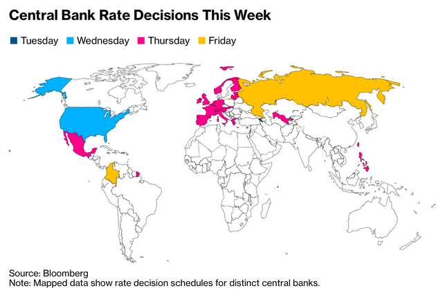 Những ngày quyết định với lãi suất toàn cầu: Các ngân hàng trung ương lớn trên thế giới sẽ hạ màn vào năm 2022 với hàng loạt thông báo mới trong tuần này - Ảnh 1.