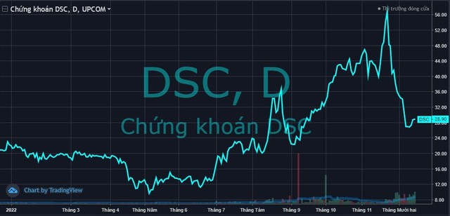 Thị giá giảm một nửa sau chưa đầy 1 tháng, Chứng khoán DSC (DSC) muốn phát hành 100 triệu cổ phiếu để nhân đôi vốn - Ảnh 1.