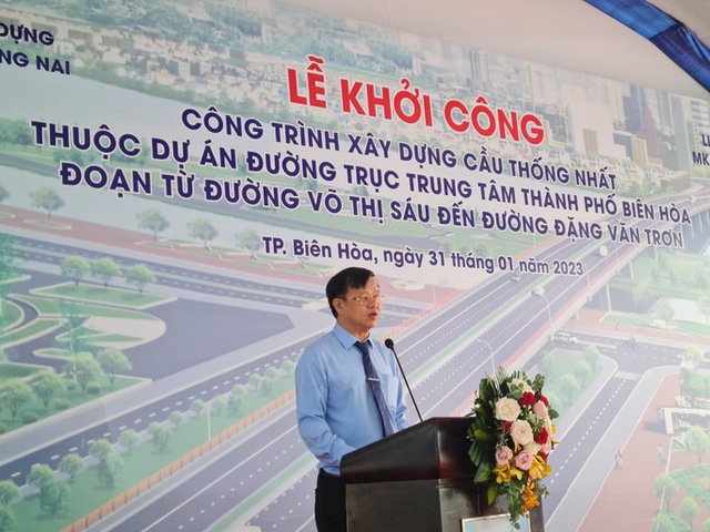 Đồng Nai khởi công cây cầu quan trọng trong dự án nghìn tỷ - Ảnh 2.