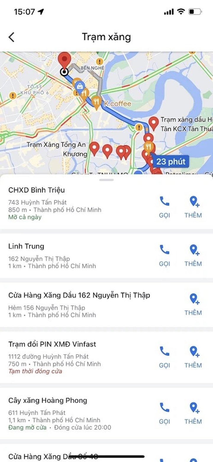 3 cách tiện lợi nhất để tìm cây xăng gần nhất bằng Google Maps trên điện thoại - Ảnh 5.