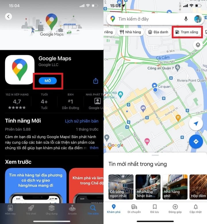 3 cách tiện lợi nhất để tìm cây xăng gần nhất bằng Google Maps trên điện thoại - Ảnh 1.