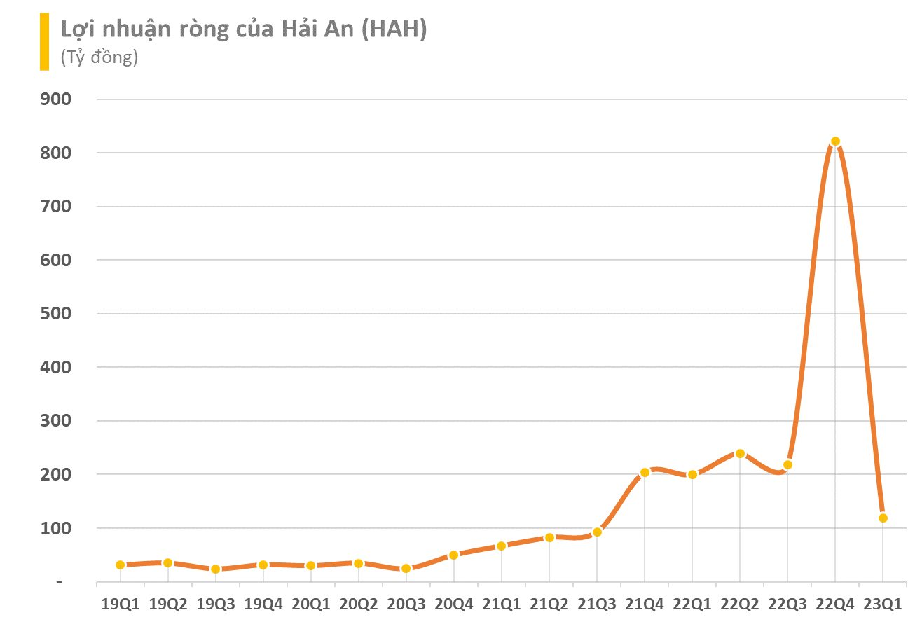 Giá cước vận tải biển và thuê tàu giảm mạnh, Hải An (HAH) báo lãi ròng quý 1 giảm sâu 40% so với cùng kỳ - Ảnh 1.