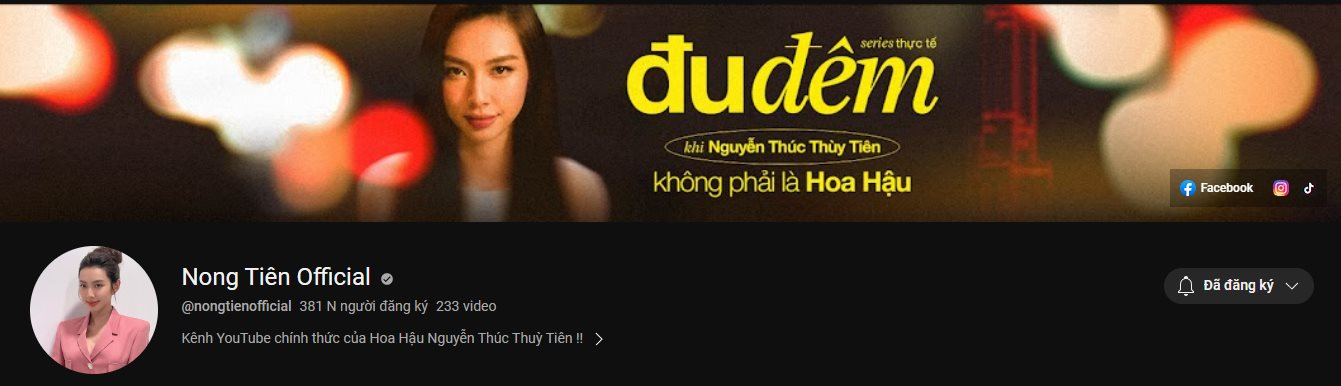 Hoa hậu Nguyễn Thúc Thùy Tiên kiếm được bao nhiêu tiền từ kênh YouTube cá nhân?  - Ảnh 1 .