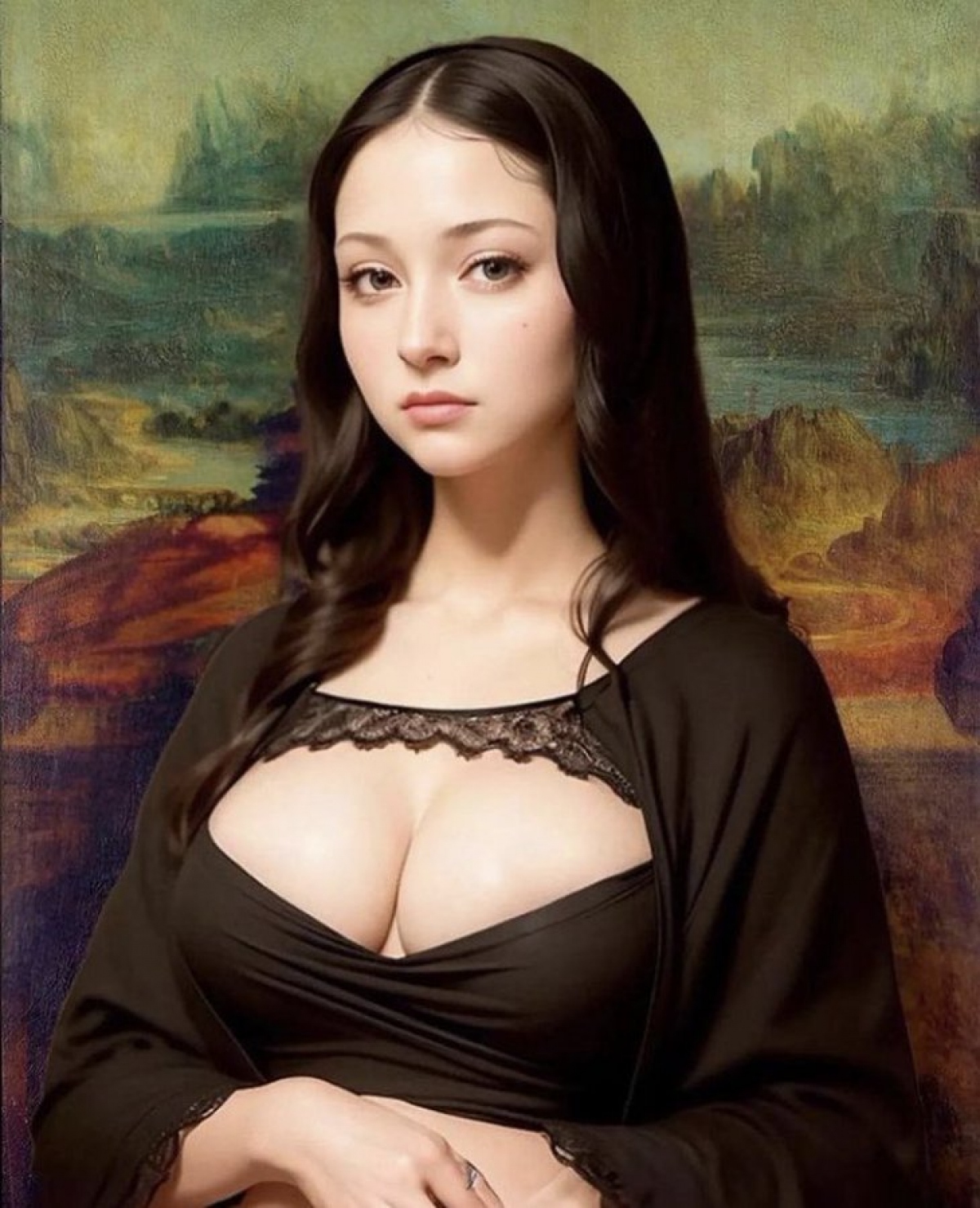 AI cho thấy Mona Lisa của thế kỷ 21 sẽ như thế nào - Ảnh 1.