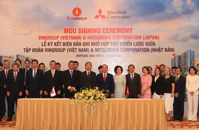 Tập đoàn VinGroup và Tập đoàn Mitsubishi ký Biên bản ghi nhớ hợp tác chiến lược toàn diện - Ảnh 1