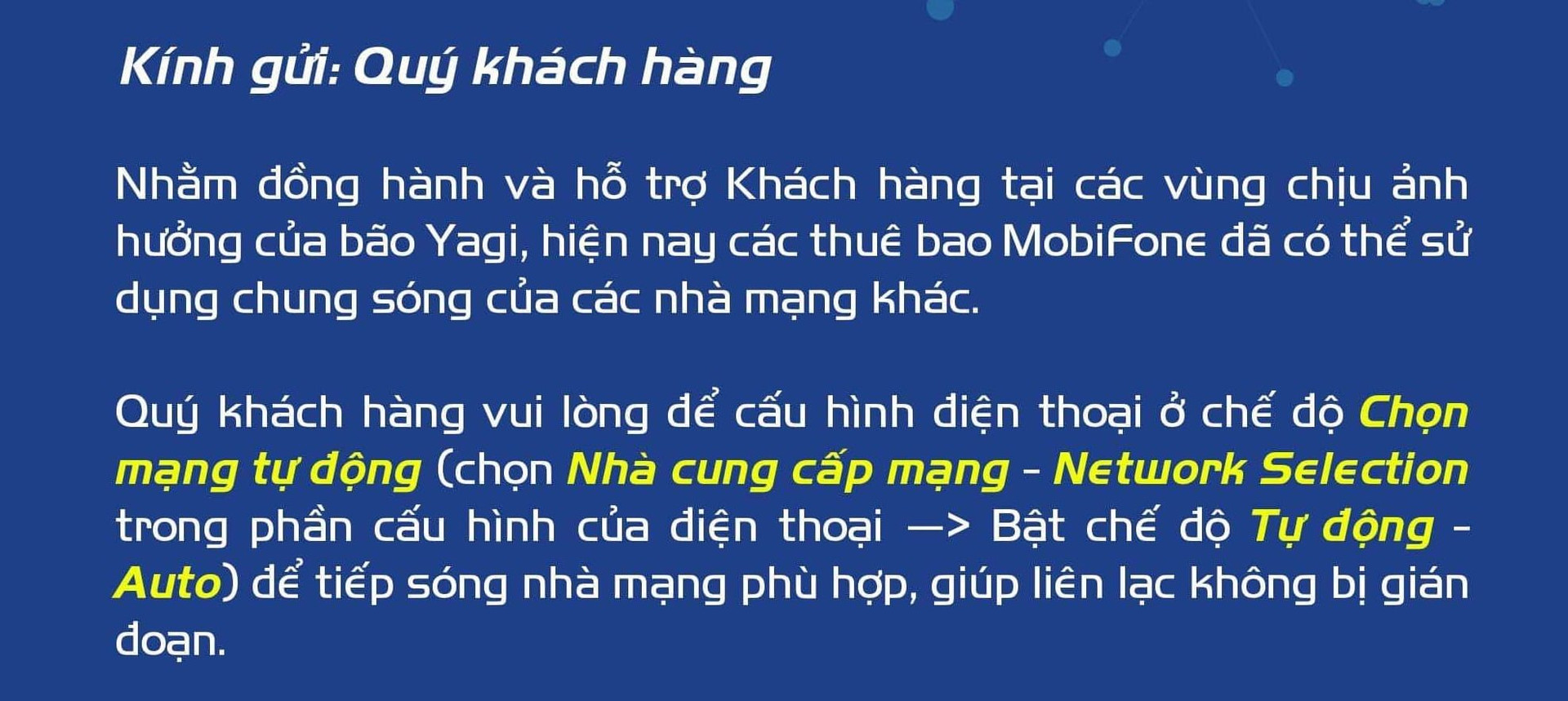 Ngăn chặn chính quyền và người dân mất liên lạc: Nhà mạng 